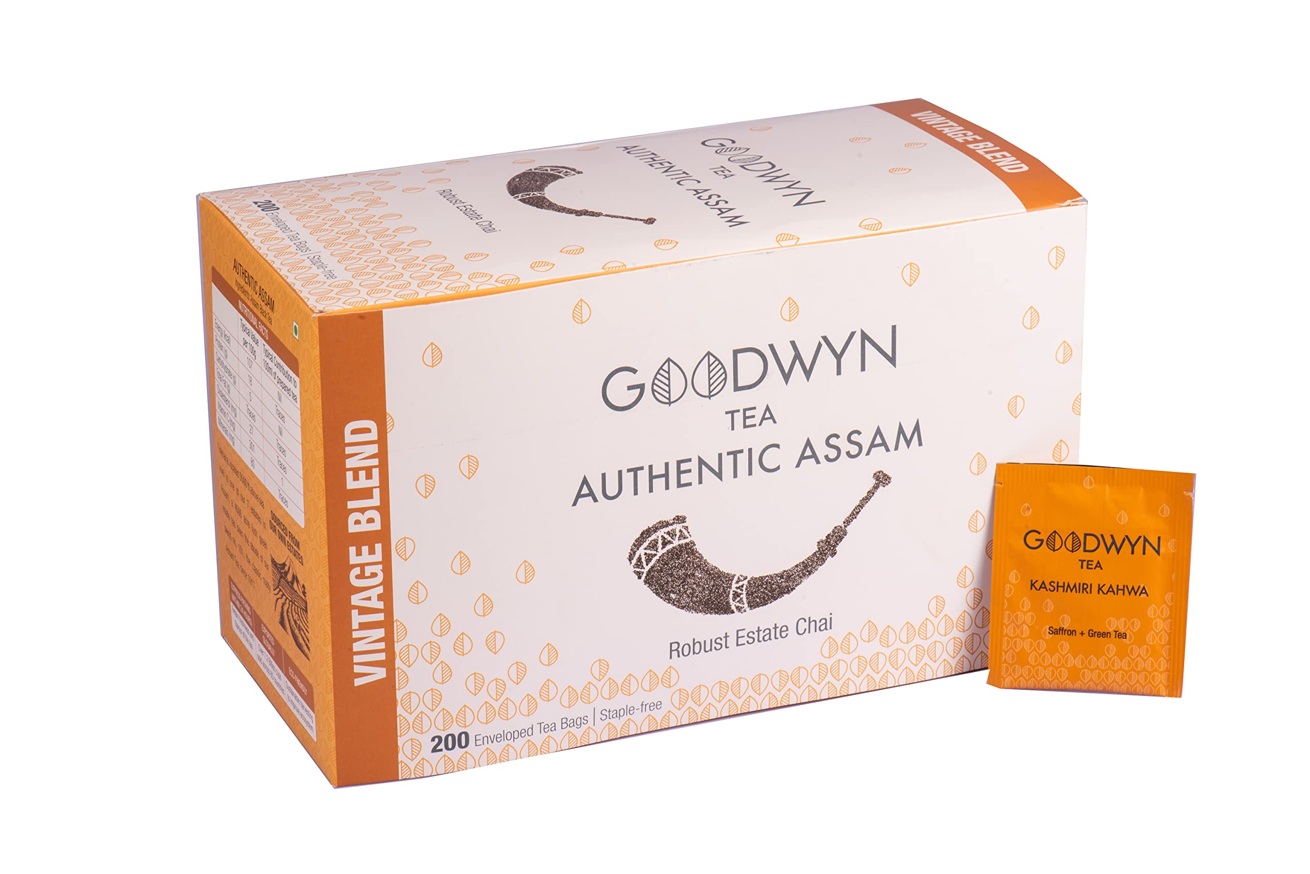 Goodwyn Pure and Premium Authentic Assam Tea (Chai) | 200 Tea Bags (B0BWN9MHPC) Amazon Price History, Amazon Price Tracker