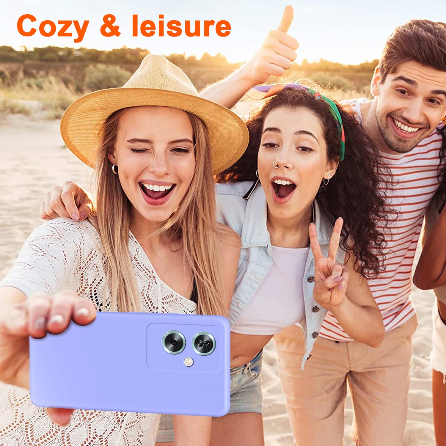 Coque OPPO A79 5G HAOYE - TPU Souple, Doublure Microfibre, Protection Renforcée, Vert Clair