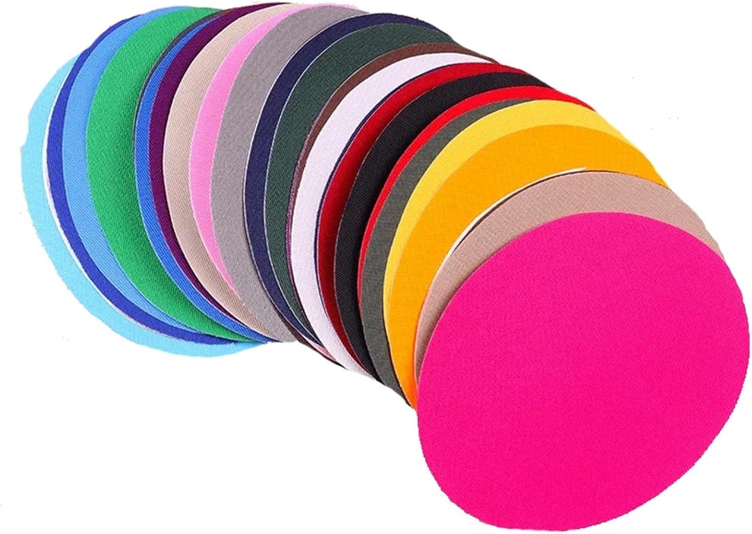 Iron Patches for Clothing 40PCS Multiple Colors Available Clothes Repair Patch Iron On Patches for Clothing Jeans Fabric DIY Sew for Repairing Hole&Tear Easy Iron-On Application(PE7512CT)