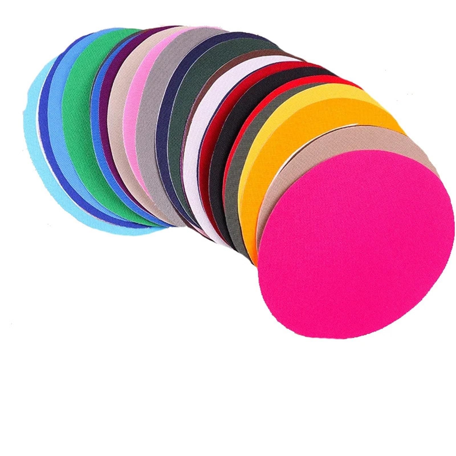 Aufnäher zum Aufbügeln für Kleidung, 40 Stück, mehrere Farben erhältlich, Reparaturflicken zum Aufbügeln für Kleidung, Jeans, Reparaturstoff, DIY, Nähen, Stoffreparatur (PE7518CT)