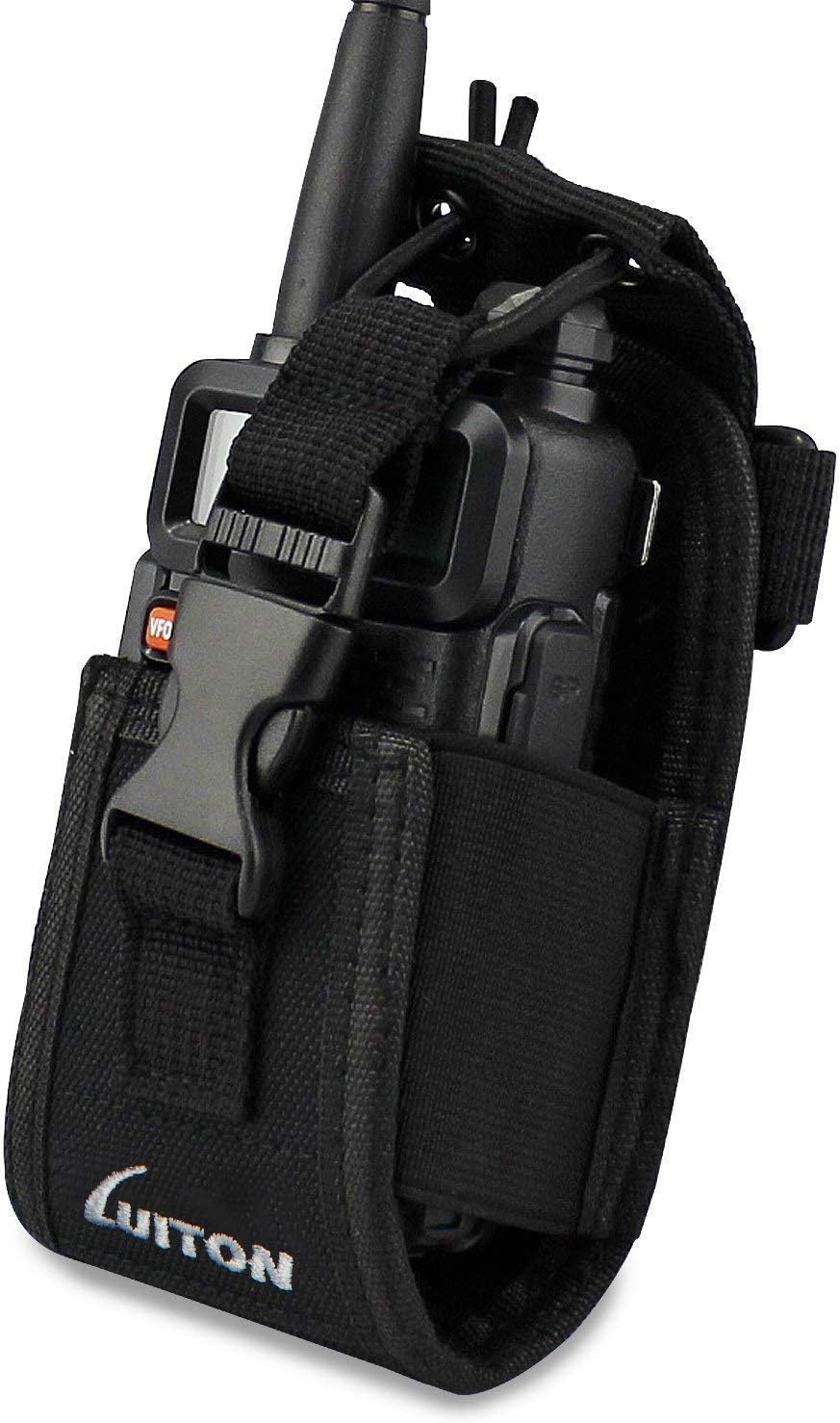 3 in1 Multi-Function Radio Holder Holster Case Pouch Bag for GPS Kenwood Yaesu Icom Motorola baofeng UV5R UV82 TYT UV5RA HYT 888S Retevis H777 F8HP Two Way Radio Walkie Talkie MSC 20C