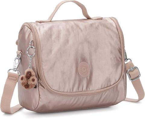 Kipling Kichirou Metallic Lunch Bag Quartz Metallic