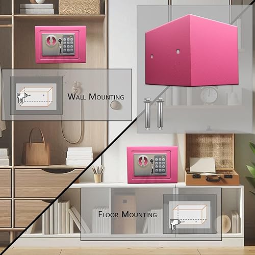 Miniatura 3 de Caja de seguridad digital electrónica con teclado de bloqueo de lujo, para el hogar, oficina, hotel, negocio, joyería, armas, efectivo,