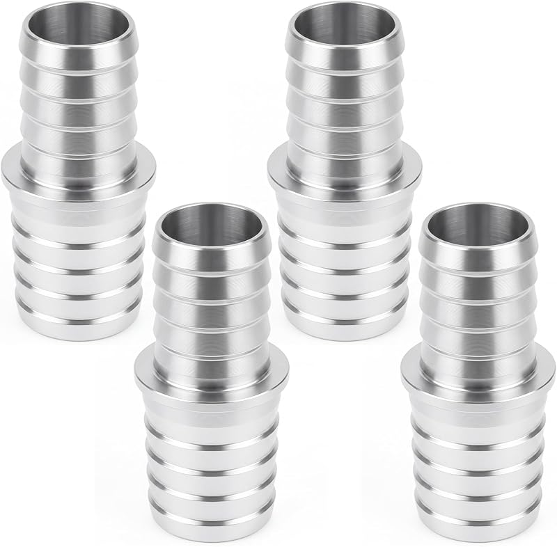 Conector de Mangueira com Espigão Hicarer 5/8" para 3/4" em Liga de Alumínio – Kit com 4
