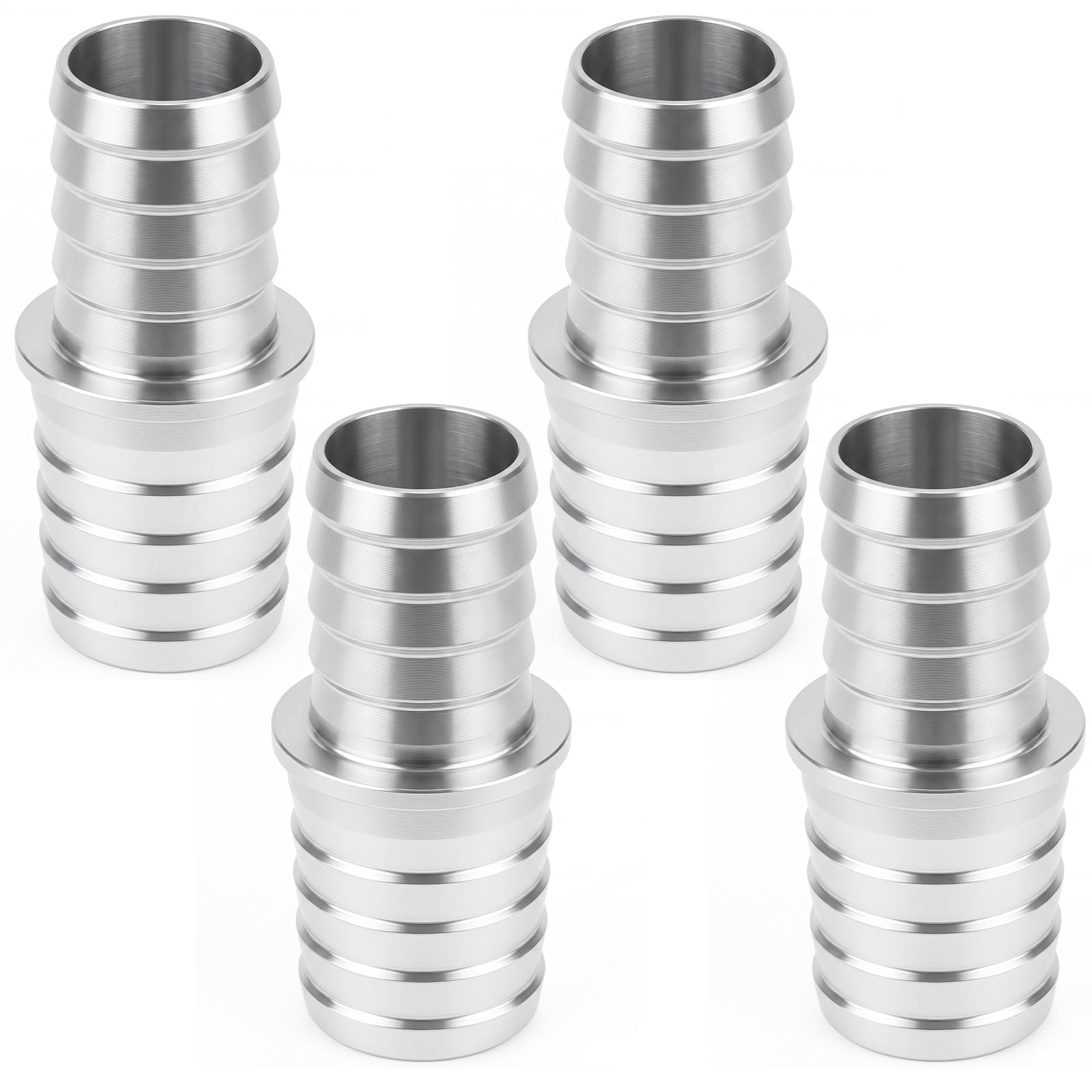 Hicarer 5/8" to 3/4" 4 Pcs Hose Barb Fittings Hose Barbed Coupler