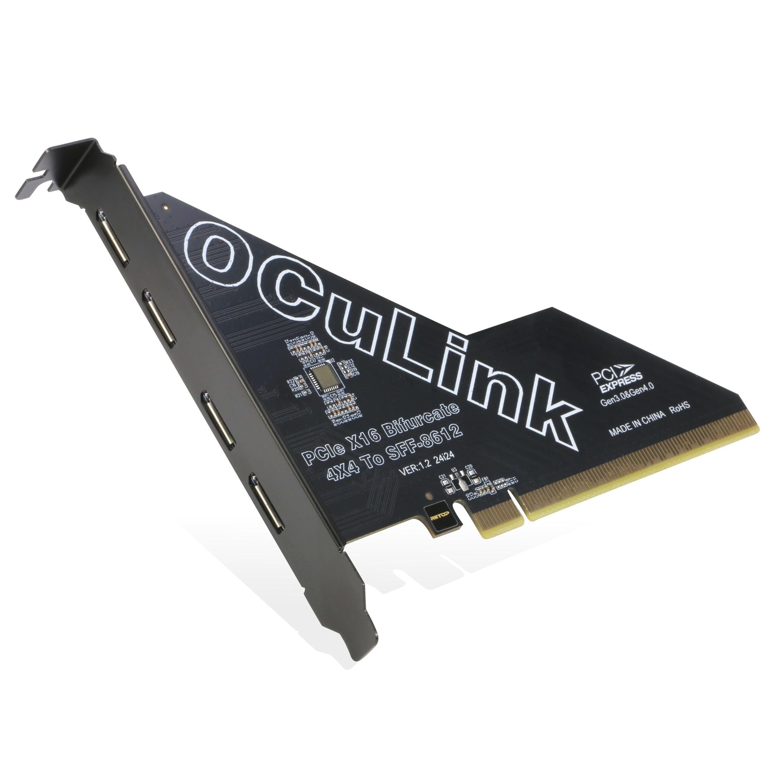 RIITOP PCIe to Oculink Adapter - 4 Port eGPU Expansion -1 RIITOP PCIe to Oculink Adapter - 4 Port eGPU Expansion -1
