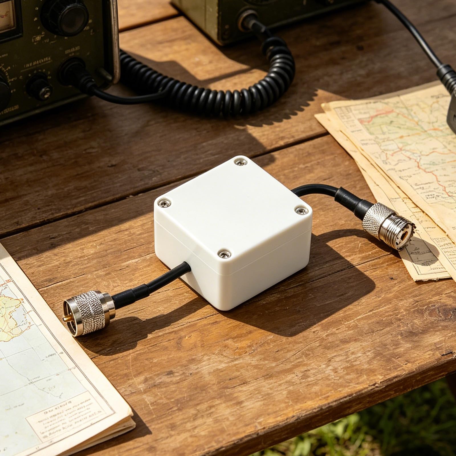 EM25 Dławik krótkofalowy Balun 1,8-30 MHz RF filtr szumów ze złączem PL-259 do SO-239 do tłumienia zakłóceń radiowych Ham