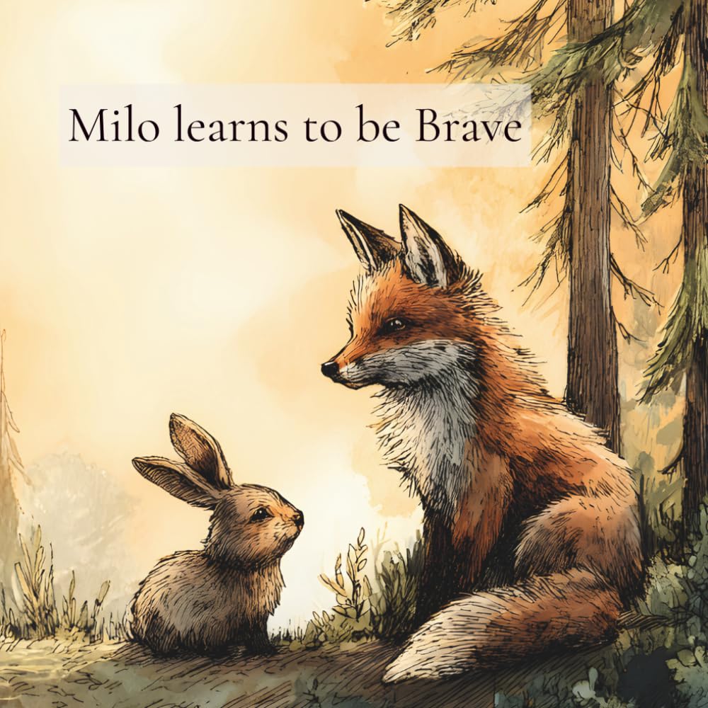 Milo the Little Red Fox Learns to be Brave