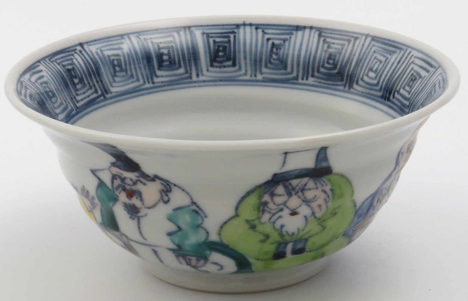 京焼 村田幸之介飯茶碗 京焼・清水焼 村田幸之介(六齋窯) 七福神あみ茶漬(ご飯茶碗