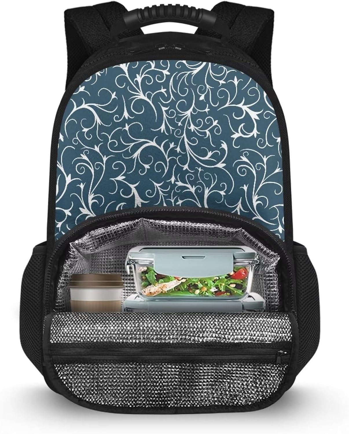 FOR U DESIGNS Backpack Cooler for Women Soft Comfortable Insulated Leak Proof Backpack with Padded Top Handle