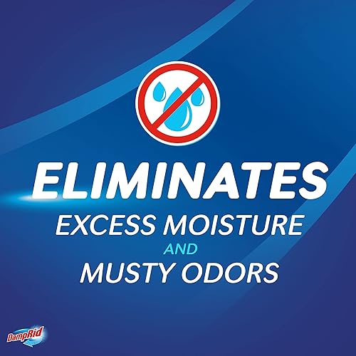 Miniatura 6 de DampRid Bolsa de recambio, paquete de 4  Absorbentes de humedad de aroma fresco para habitaciones con exceso de humedad, de larga duración, elimina