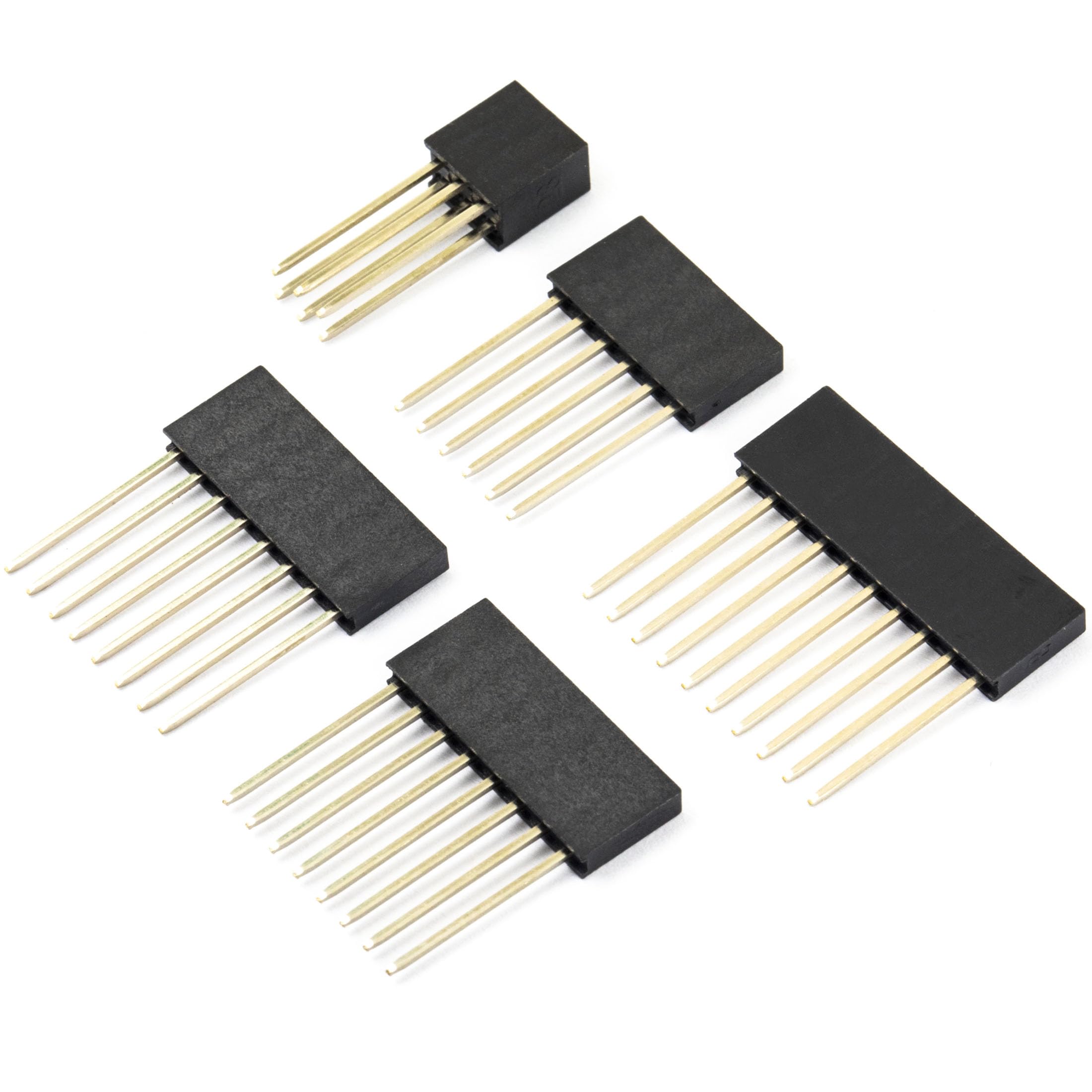 whiteeeen Stacking Headers Pins Kit Stackable Female Headers for Arduino UNO R3 (1 Set)