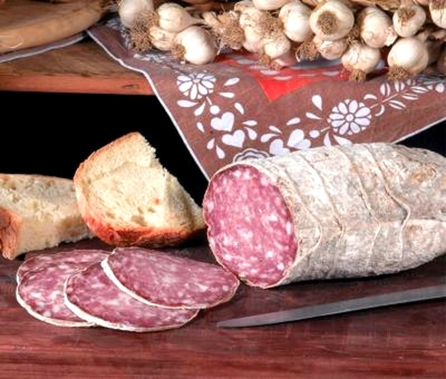 Soppressa di puro suino con aglio ca. 2,75 kg. - Bazza