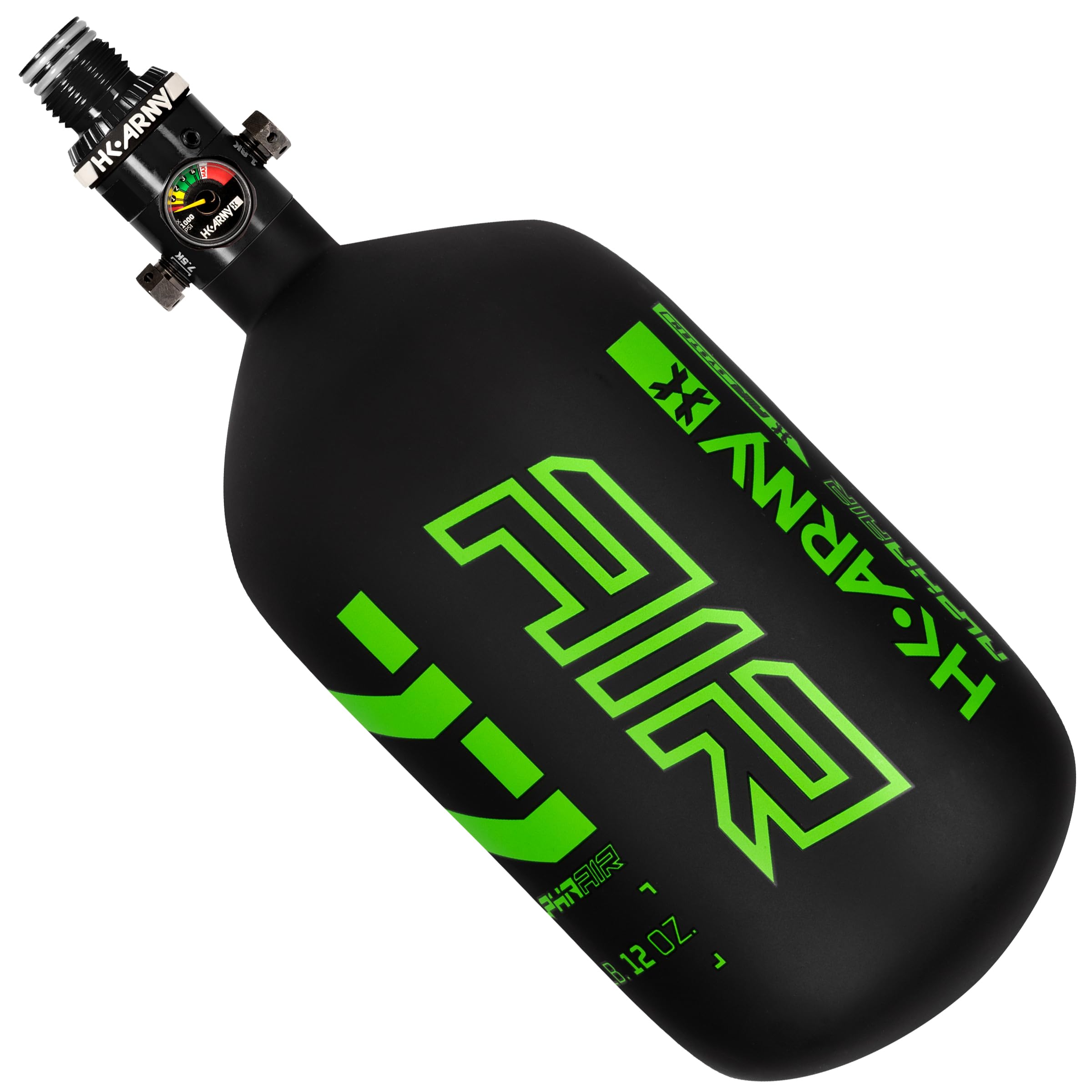 HK Army HPA Paintball Tank - Lightweight Alpha Air Carbon Fiber Compressed Air Tank - 15ci/48ci/68ci/77ci/88ci/99ci - 4500 psi