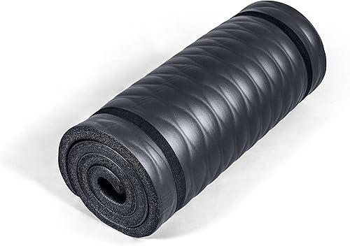 Miniatura 12 de Tone Fitness Esterilla de yoga de 1 pulgada de grosor | Alfombrilla de ejercicio antideslizante de alta densidad con correa de transporte para yoga,