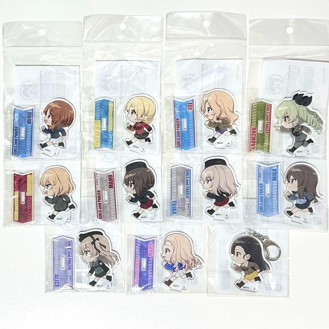 Amazon.co.jp: ガールズ&パンツァー 走るデフォルメシリーズ アクリル 
