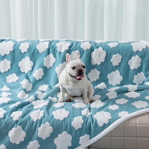 Miniatura 26 de Manta Impermeable para Mascotas, Fundas de Cama para Perros, Sofá, Elegantes Mantas Jacquard para Mascotas para Cachorros y Gatos, Lavables, Flor