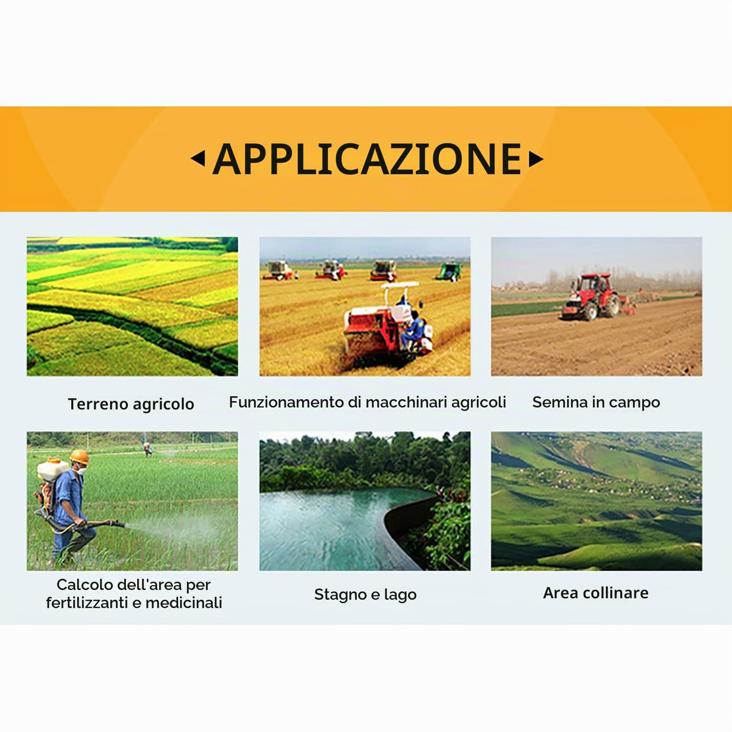 Attrezzatura per rilevamento topografico, misuratore topografico GPS portatile, strumento di rilevamento ricevitore GNSS professionale, per misurazione di pendenza/distanza/area