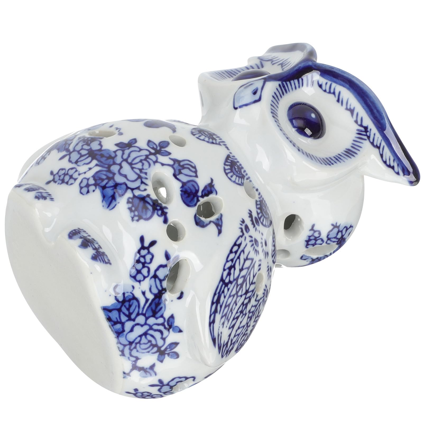 Bougeoir en céramique hibou style chinois moderne pour salon