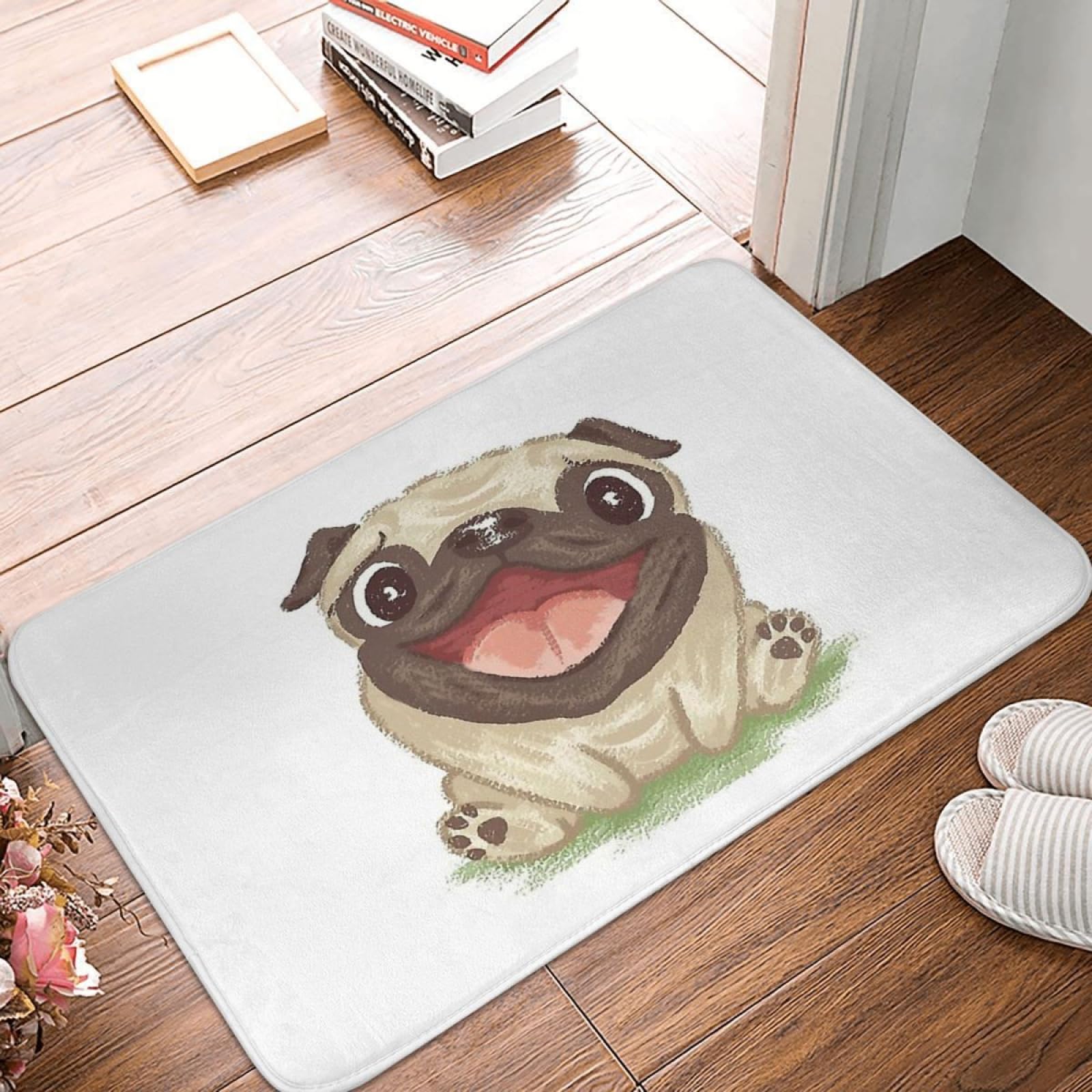 Tapis de cuisine et paillassons pour entrée imprimé chien décoration maison