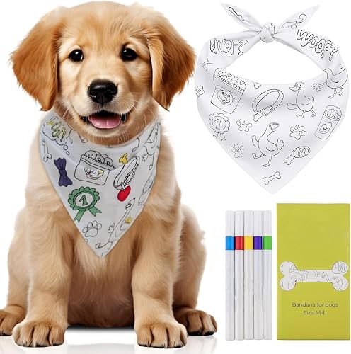 Personalized Dog Bandana Set (Pack of 4)