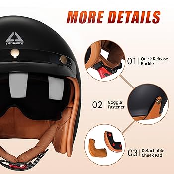 【新品３点セット】BRUNT heaven and earth Amazon.com: TRIANGLE Motorcycle Helmets Full face Helmet for