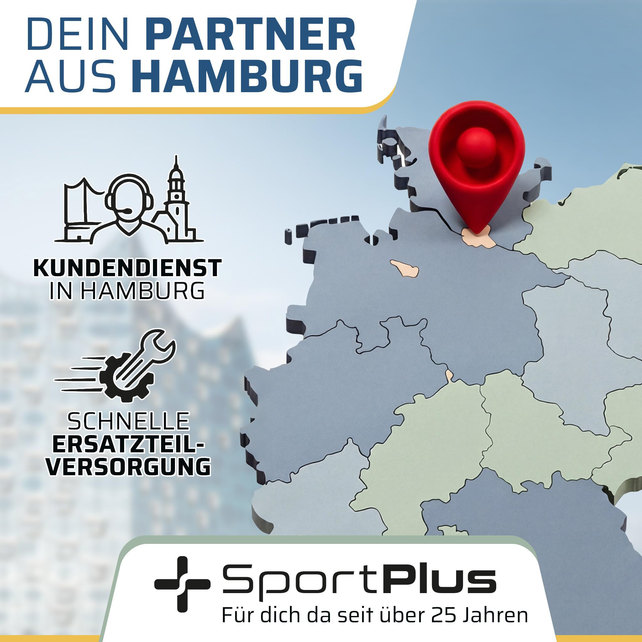SportPlus Heimtrainer Fahrrad klappbar - Hometrainer Fahrrad klappbar - extra leiser Hometrainer für zuhause - Faltbares Fitnessbike - Ergometer Heimtrainer mit Rückenlehne