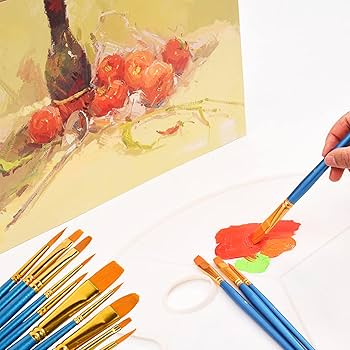 油彩筆まとめ売り　30ほどのセット Amazon.co.jp: 30本セット 油絵筆 水彩筆 画筆 平筆 丸筆 塗装