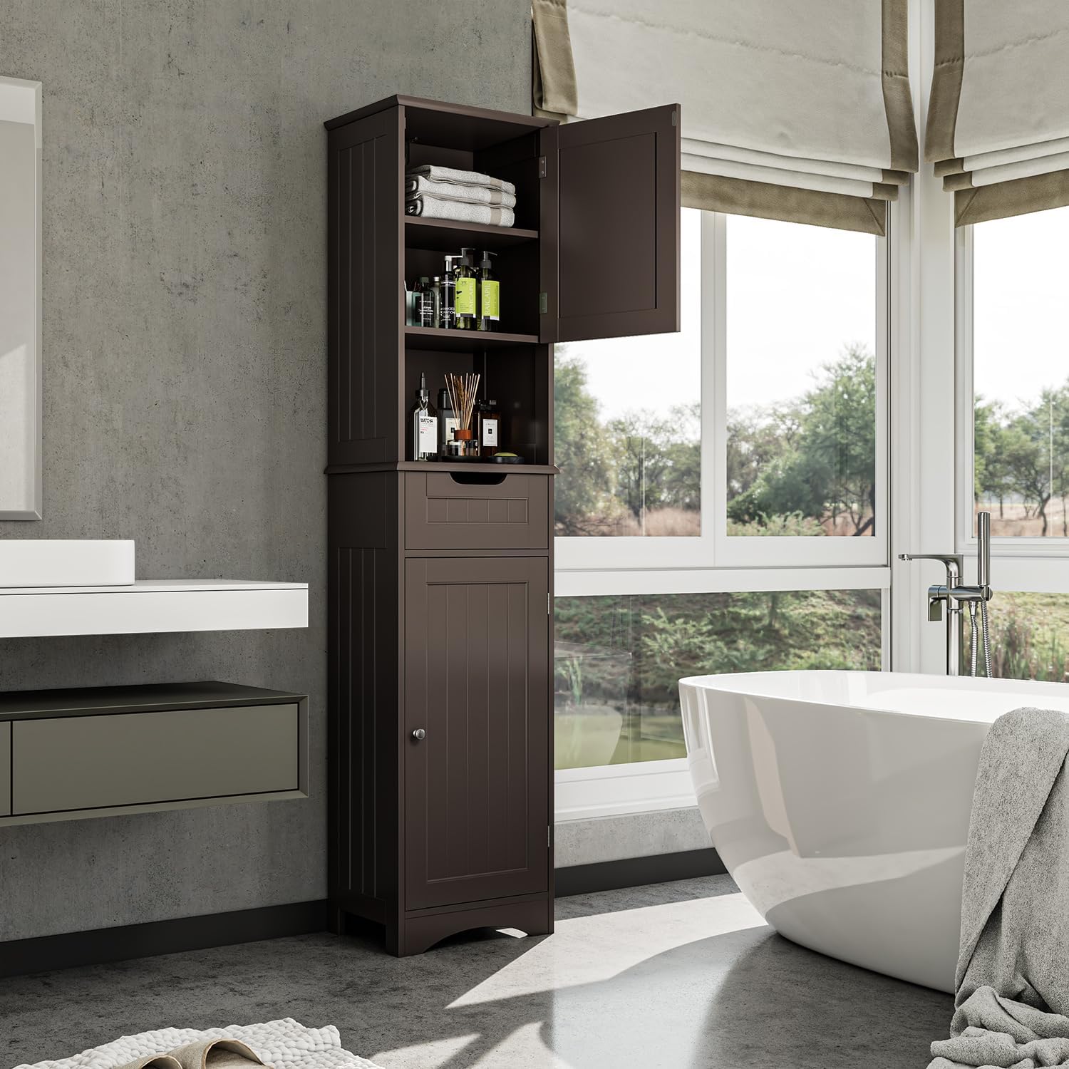 mobili da bagno a colonna