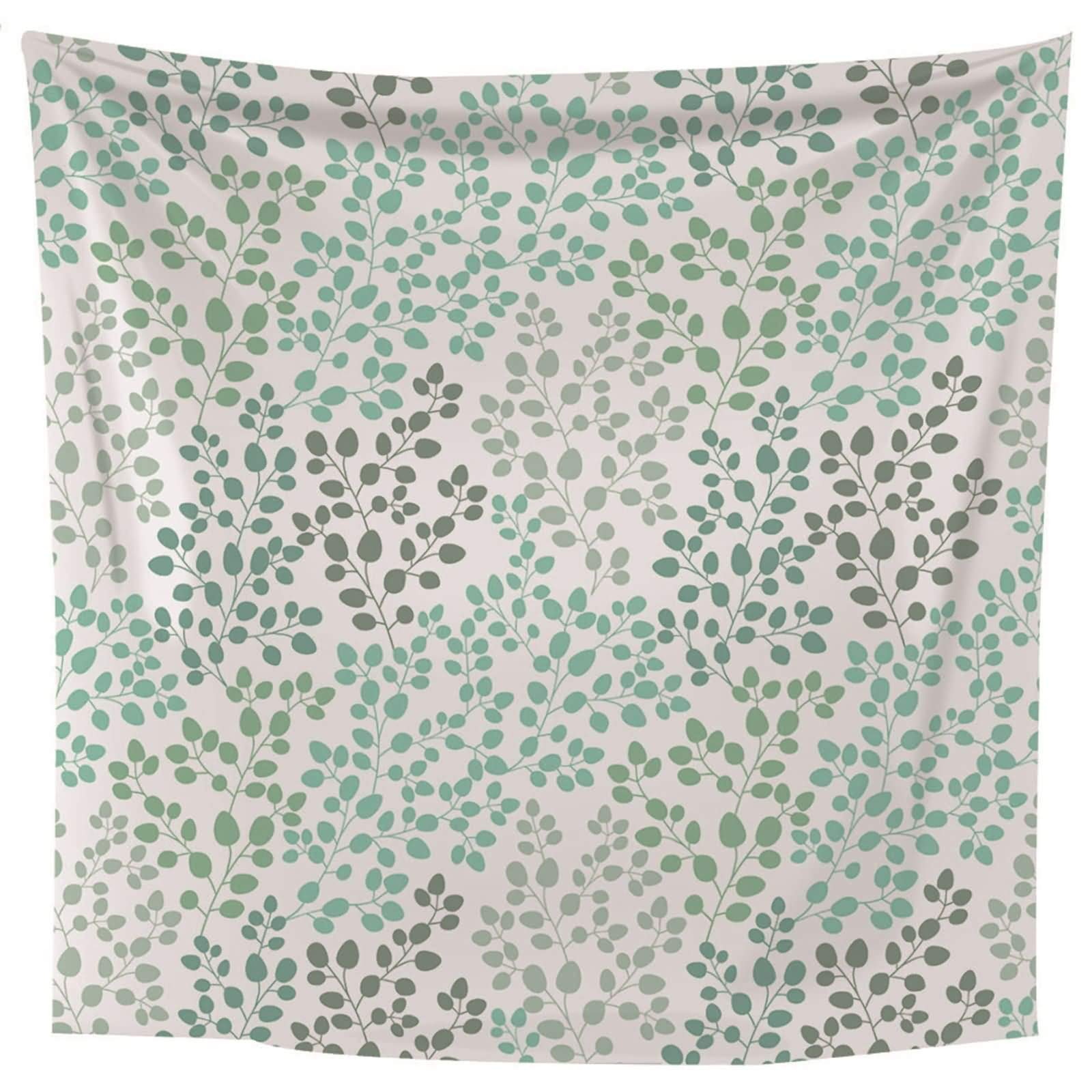 Tenture murale chambre style nature pour créer un cocon zen avec feuilles