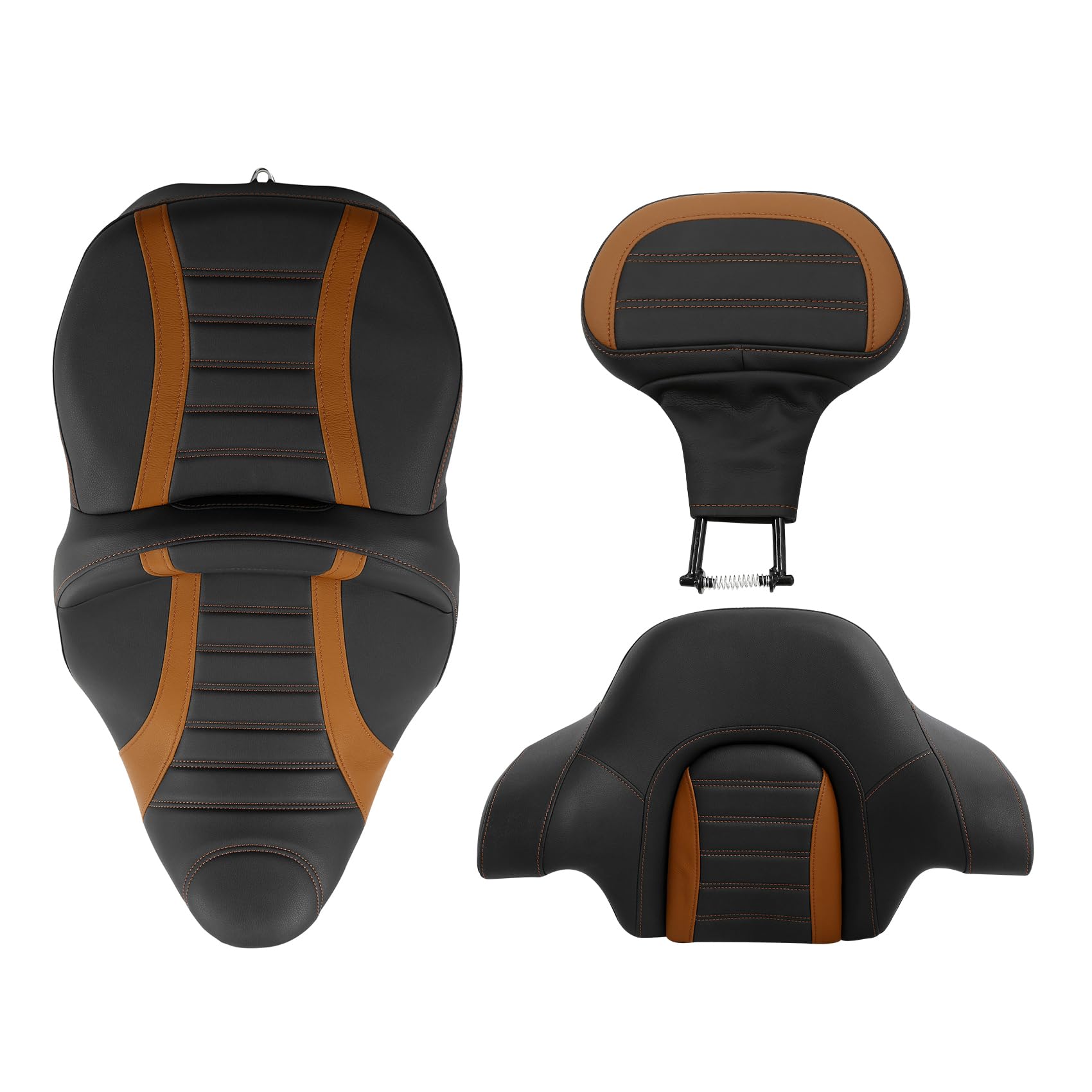 Amazon | C.C.RIDER 運転席 助手席 ライダーバックレストとキング