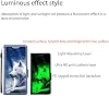 Funda compatible para ZTE AXON 7 Mini, tapa plegable [con protector de pantalla de vidrio templado][bloqueo RFID][efecto luminoso] LPT-Lang 7
