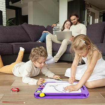 Amazon.com: SGILE Large Magnetic Drawing Board - 4 Colors 16