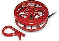 K&H Ultimate 500W Stock Tank Deicer Heater - Floating/Submersible Thermostat-Controlled for Livestock Troughs, Horses, Cattle - Safety Listed Red