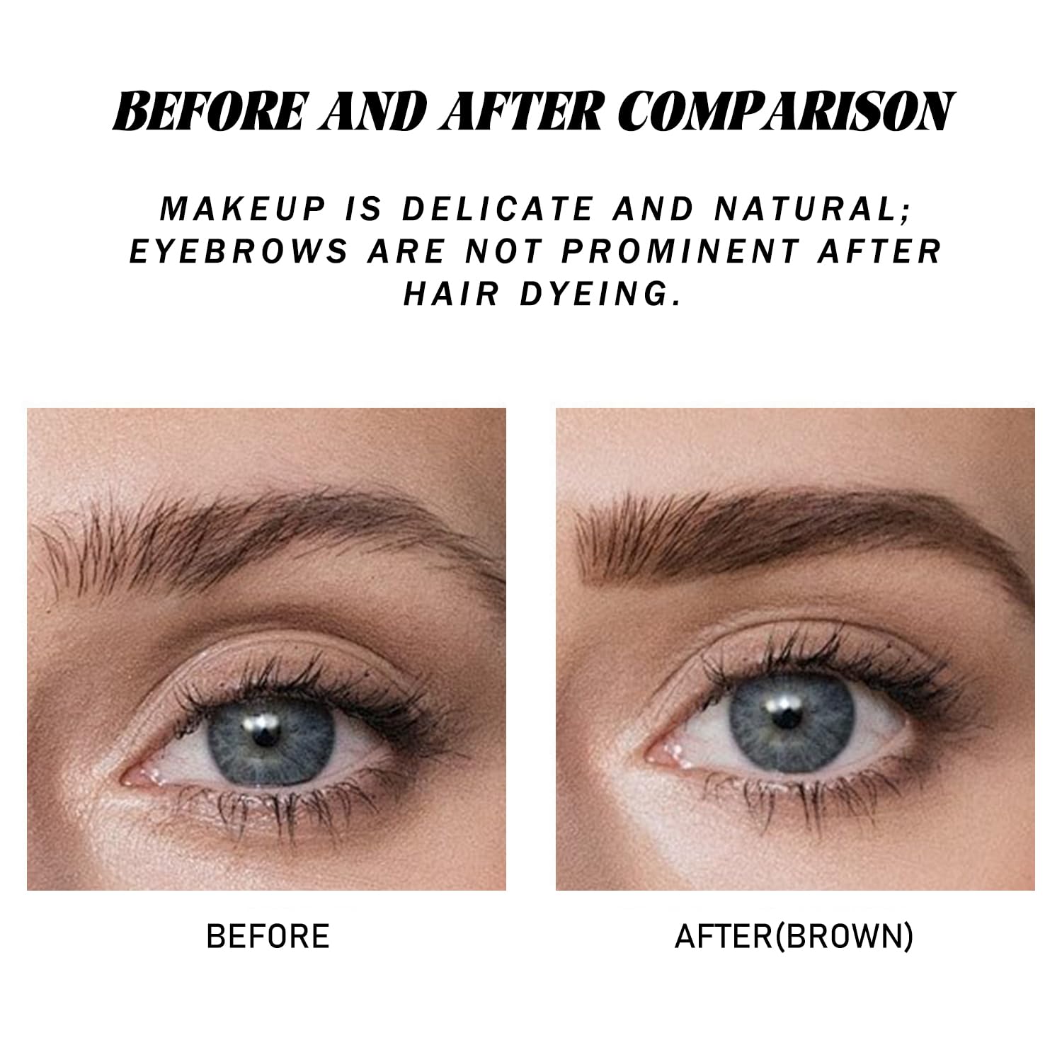 Brown Professional Eyelash & Brow Tint Kit, Salon-Use Waterproof Mascara Dye with Fine Wand for Long-Lasting - Image 4