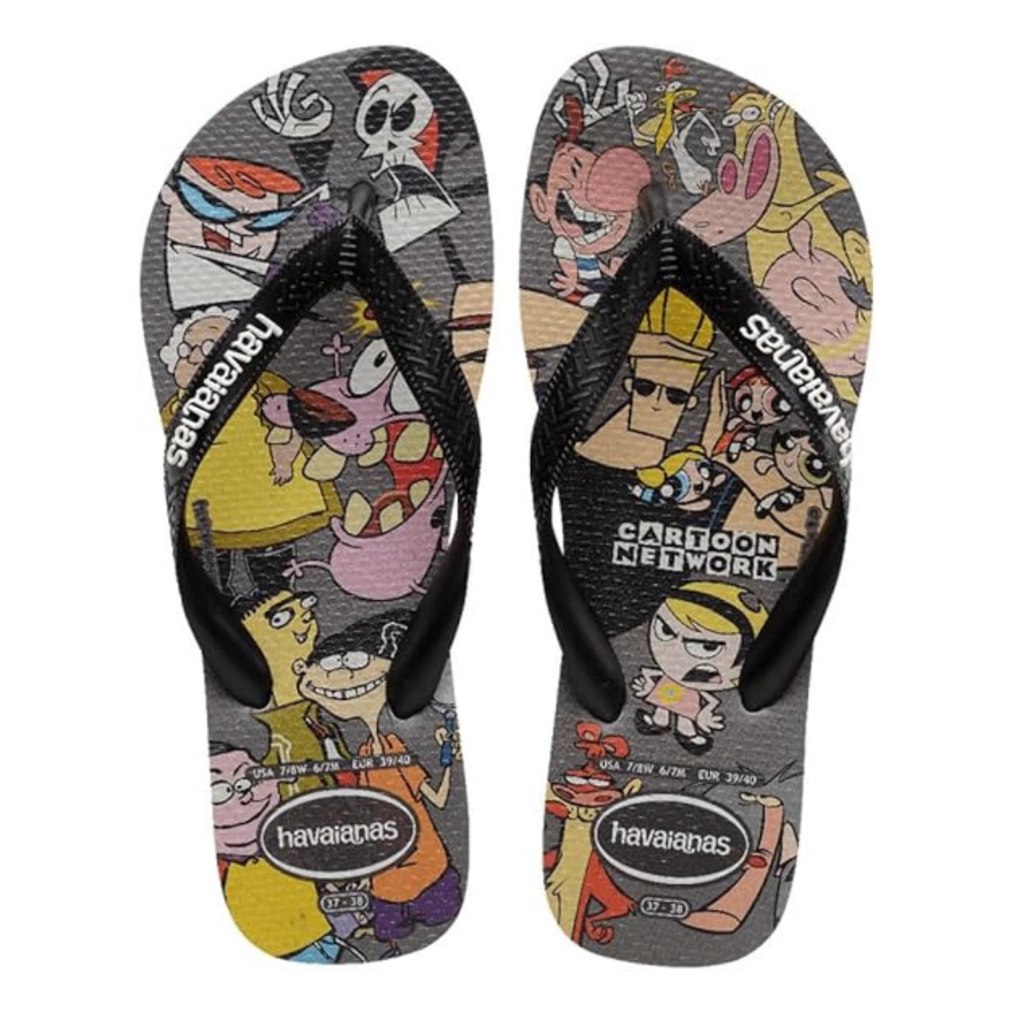 Havaianas Top Warner Classics Unisex Adults FlipFlop Ice Grey 3.5/4 UK