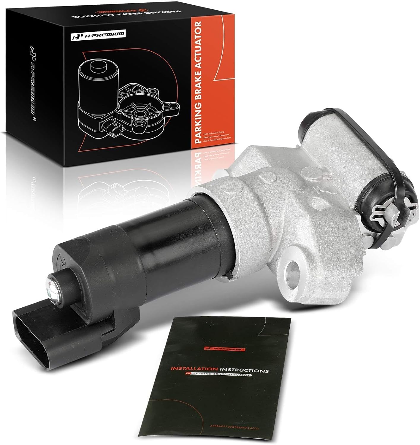 A-Premium Rear Driver Side Parking Brake Actuator Compatible with Porsche and Volkswagen Models - Cayenne 2011-2018, Touareg 2011-2016