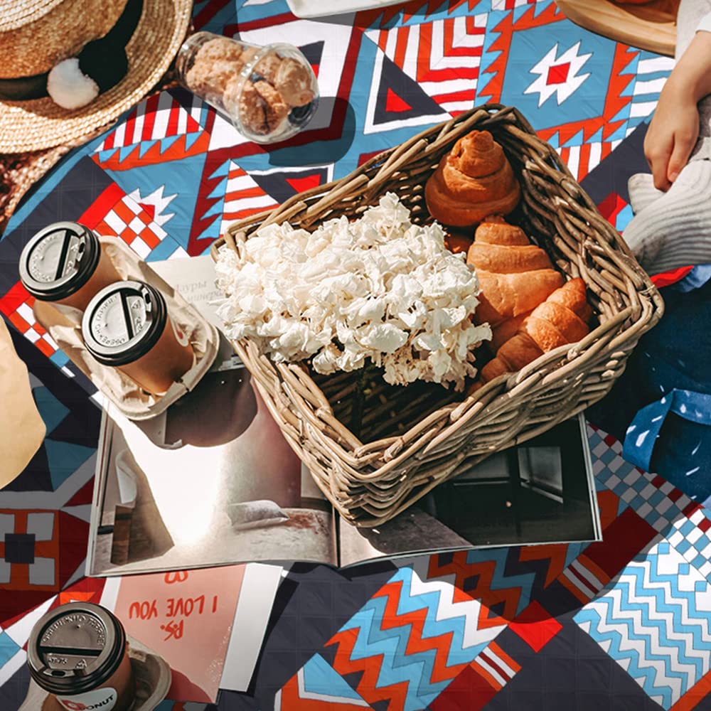 Bertte Coperta Da Picnic Impermeabile E Anti-Sabbia - Oversize 200x150 Cm Per Spiaggia E Campeggio, Lavabile