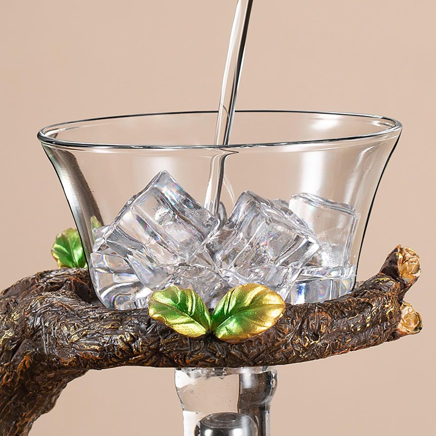 Semi-Automatic Lazy Tea Set - Magnetic Glass Kung Fu Magic Teapot, Creative Home Tea Brewer with Cups