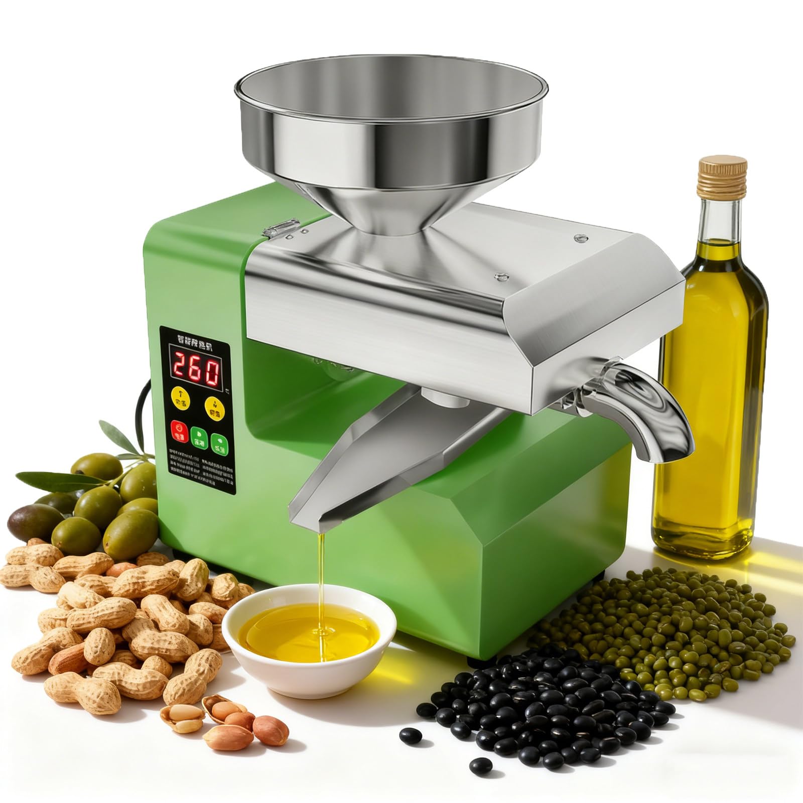 eQianyuan Automatic Oil Press Machine 220V