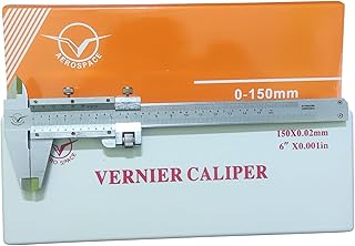 Sponsored Ad - vernier calipers 0-6 in/0-150 mm Stainless Steel Plain/Manual– Precision Caliper Measuring Tool with Dual Screw Locking & Gauge Scale Designed for engineering, machining, woodworking.