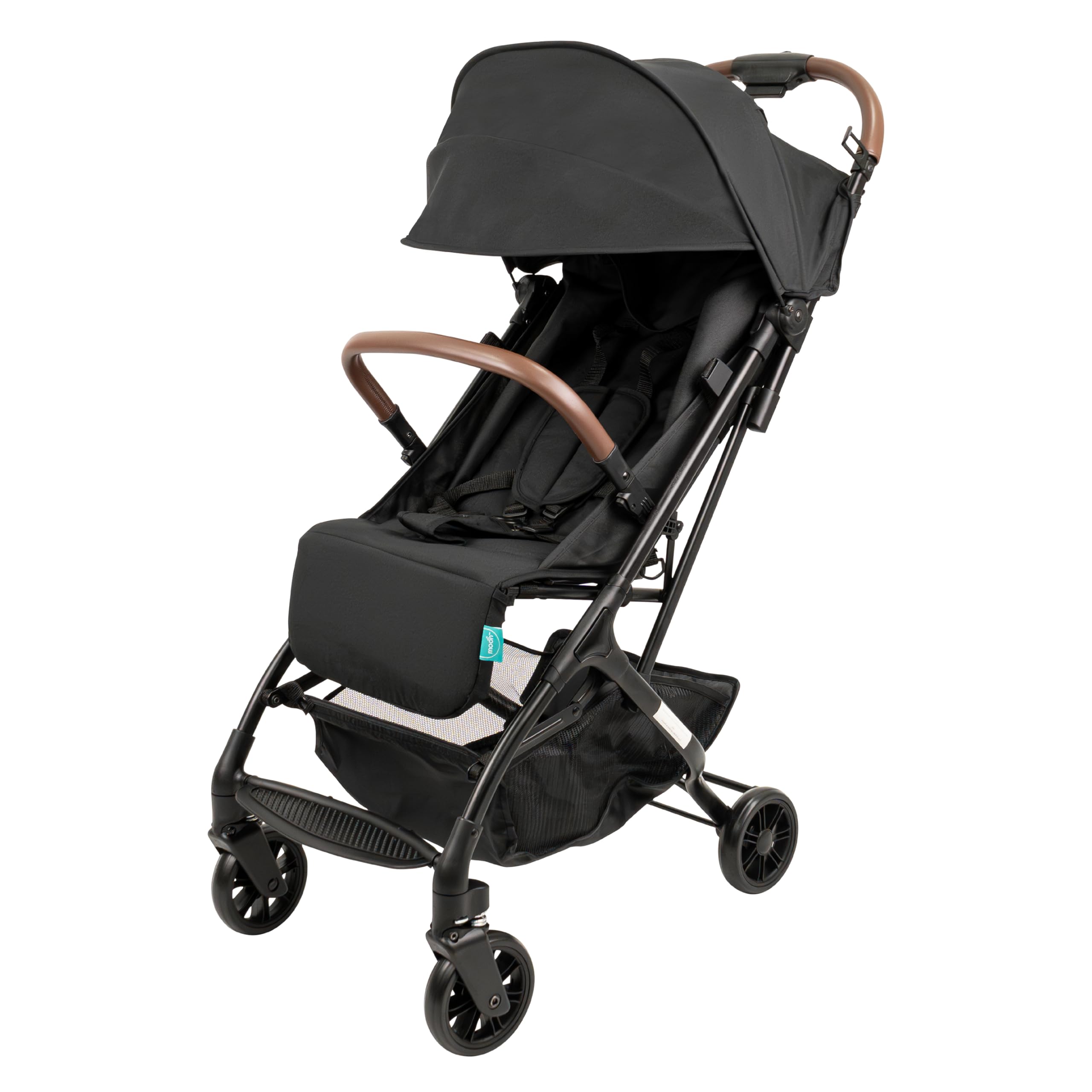 The Moon Brand Ritzi-Lite Baby Cabin Stroller – Ultra Lightweight Baby Travel Gear for Airplane – Compact Fold Baby Trolley Push Chair – Adjustable MultiPosition seat – Birth to 3yrs (0-18kg) – Black