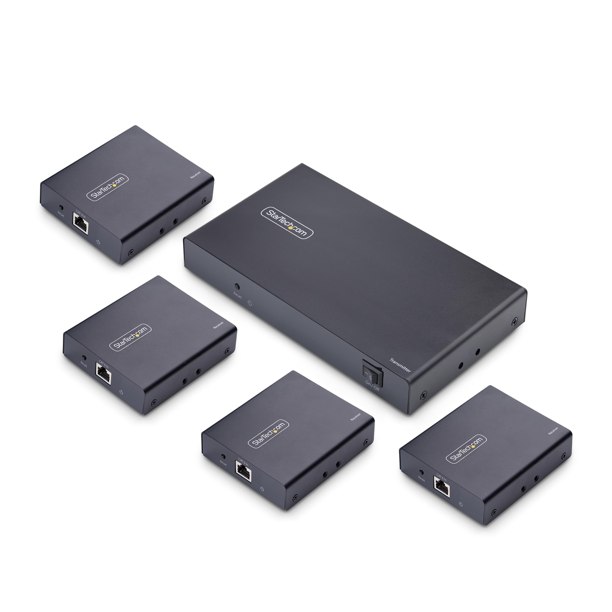 Startech.com 4-Port Hdmi Extender And Splitter Over Cat6. 4K 60Hz. Up