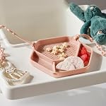 SmackFun - Assiette tout-en-un + Système de fixation des chaînes de jouets - Plaque d'aspiration en silicone divisée pour bébés + Jeunes enfants - Premiers aliments + Se nourrir soi-même. 2 Feuilles (Clay)