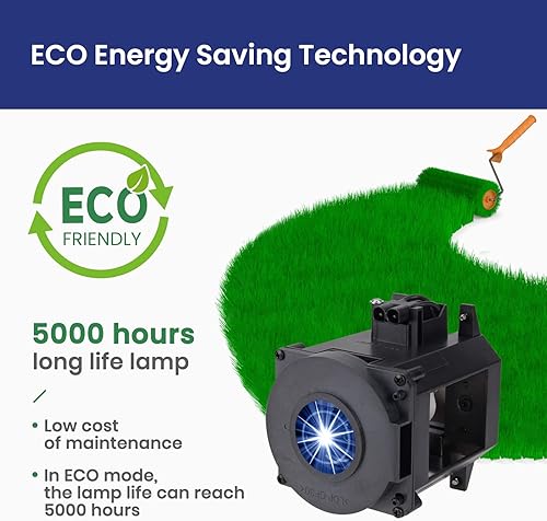 Miniatura 4 de CARSN Lámpara de proyector de repuesto NP21LP para NEC PA550W NP-PA500U NP-PA500X NP-PA5520W NP-PA600X, lámpara con carcasa