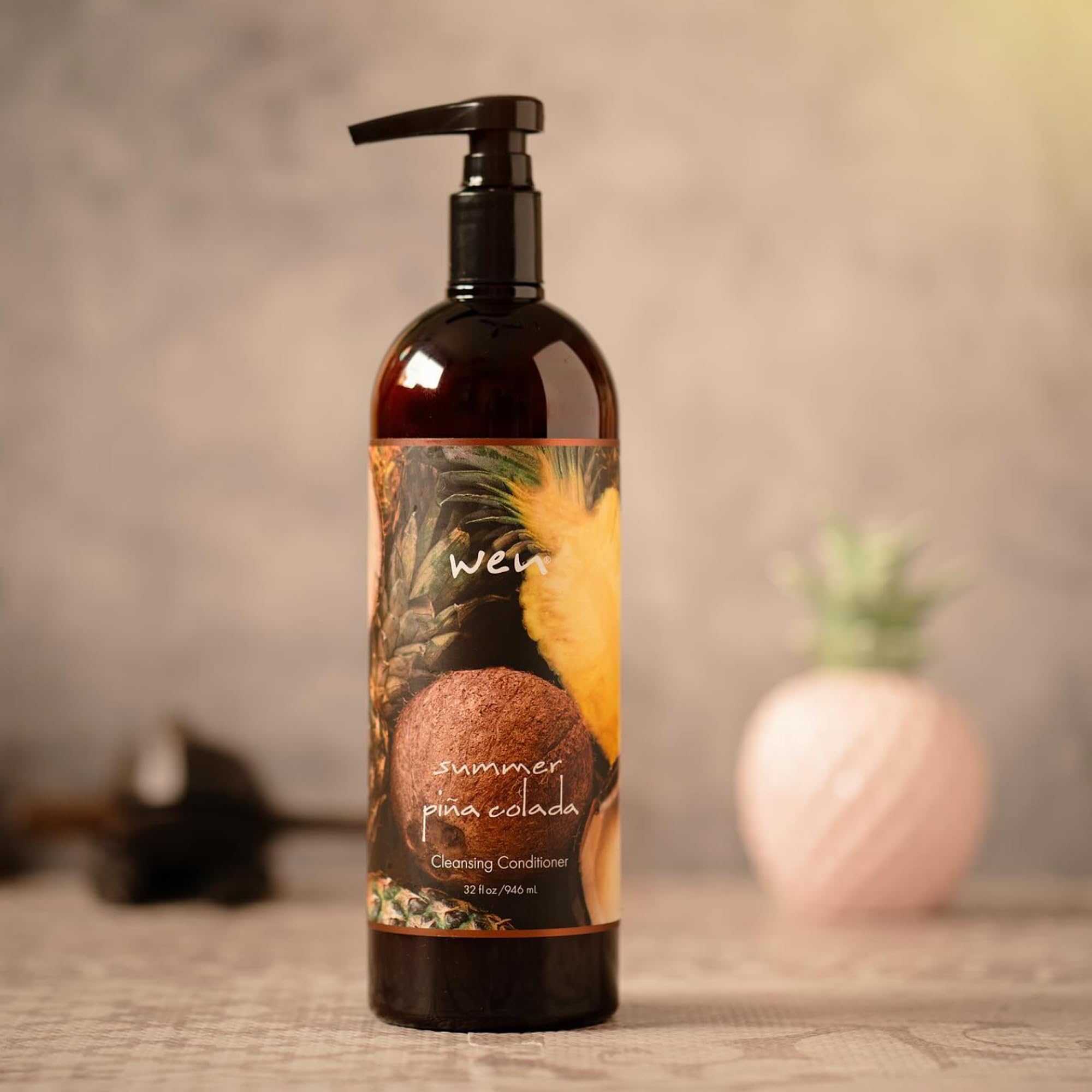 Wen Summer Pina Colada クレンジングコンディショナー Amazon.com : WEN by Chaz Dean Cleansing Hair Conditioner - Adds