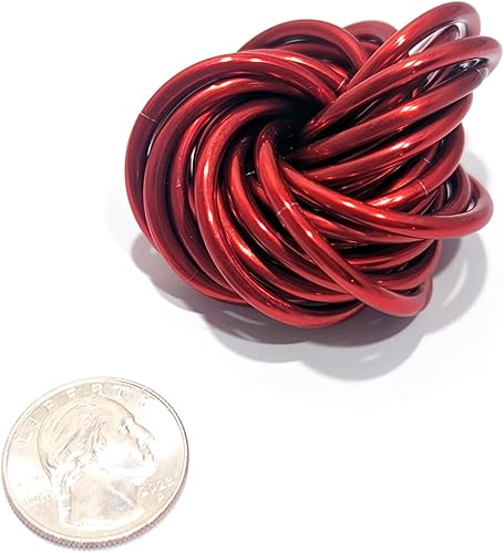 Miniatura 118 de Möbii Fidget Ball (Solid Color): Quiet Mobius ADHD Anxiety Stim Stress Relief Toy Tool for Home Travel Office or Desk (XL(Daydream), Full, Dark Iris)