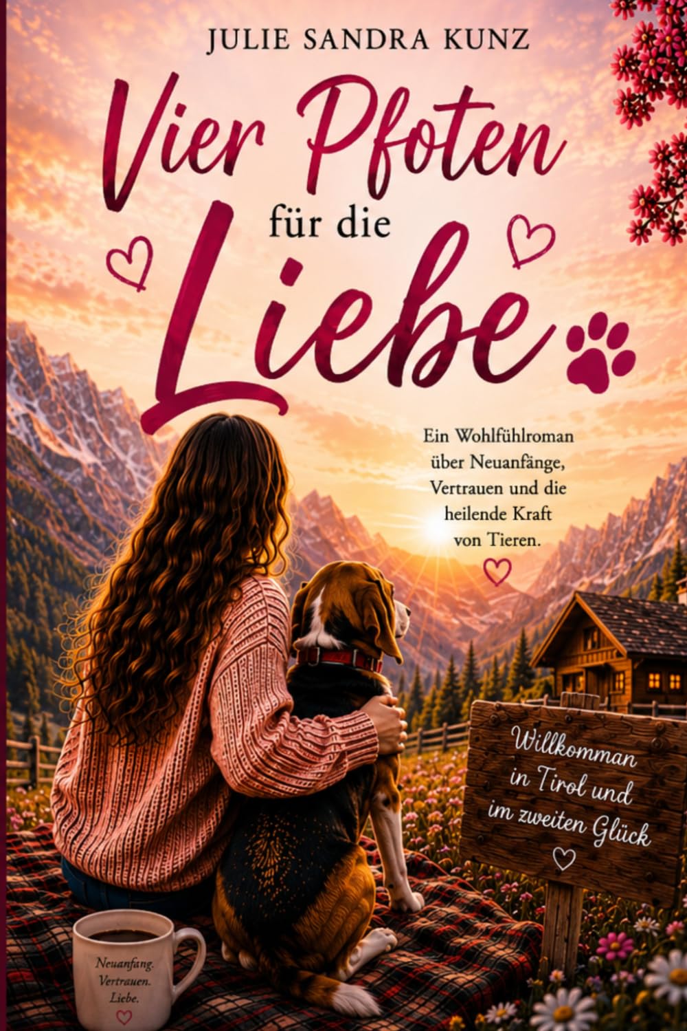 Vier Pfoten für die Liebe: Ein gefühlvoller Wohlfühlroman über Liebe, Hunde und Neuanfänge