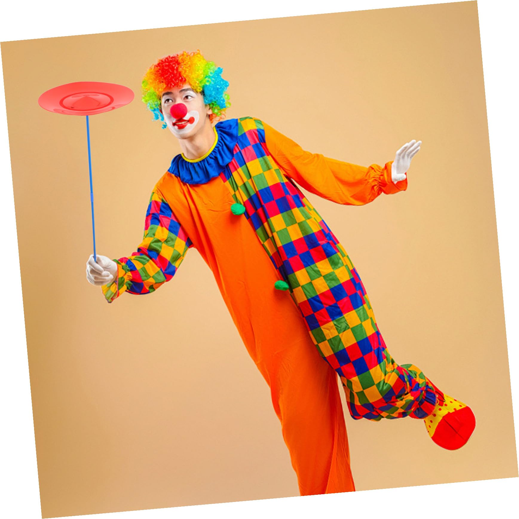 Lot De 2 Assiettes De Jonglage avec Bâtons Kit Jonglerie pour Adultes Et Enfants Spectacle Jeu De Loisir Facile À Apprendre 10.04 Pouces
