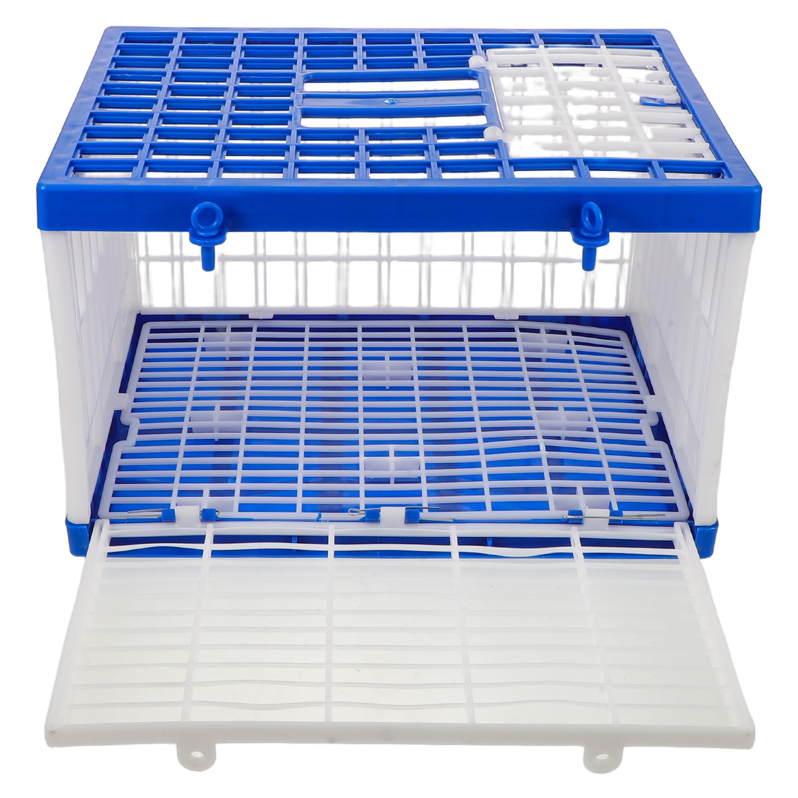 Jaula Plegable de Plástico para Palomas Mensajeras 40X29X25 CM Cesta de Transporte Ventilada para Entrenamiento y Competición Maletín Portátil para Uso Doméstico y Viajes